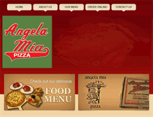 Tablet Screenshot of angelamiapizza.com